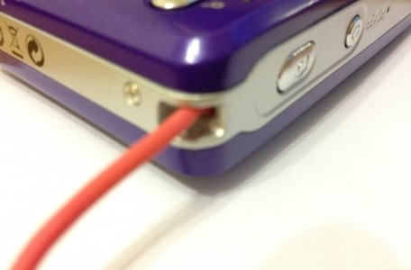 External DC cable to power camera