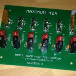 DC Distribution PCB (populated)